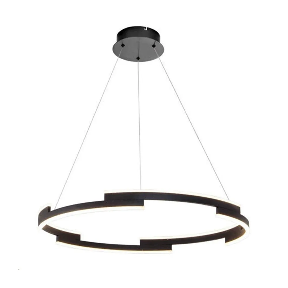 242BK 60W LED Pendant Light in Black