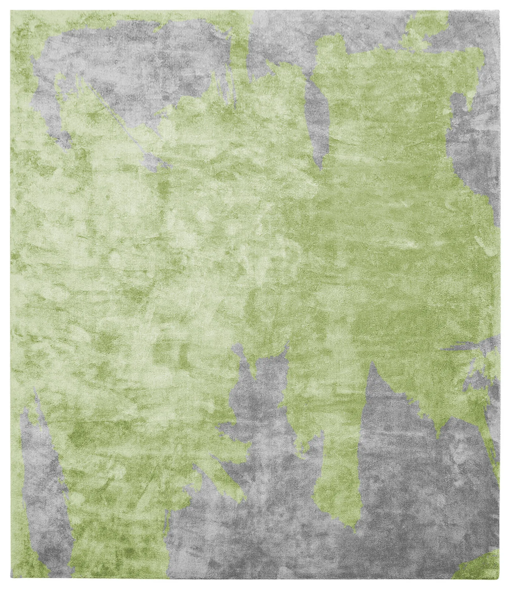 Action Caccia Hand Knotted Rug in Green design by Second Studio