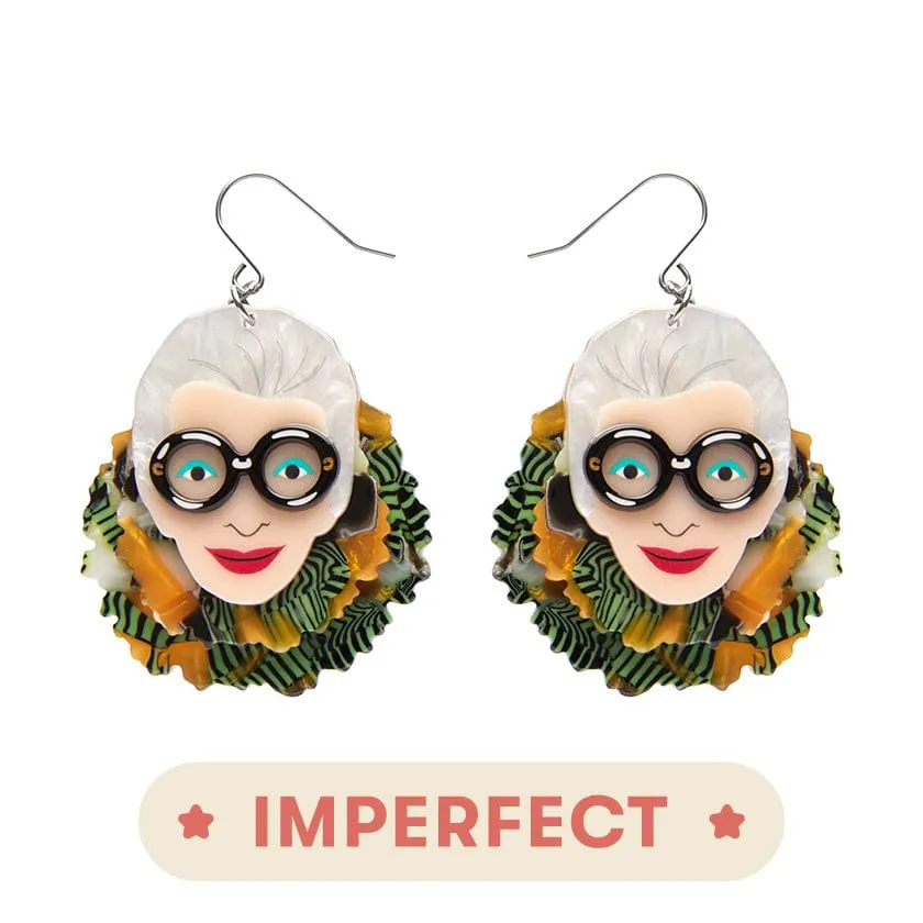 Adorned in Feathers Iris Drop Earrings (IMPERFECT)