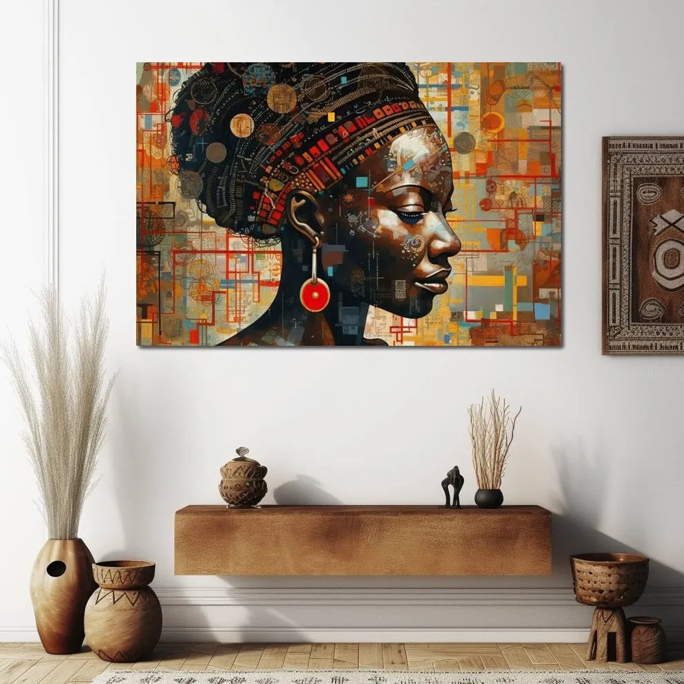 African Portrait Qiniso - Sakeem Gibbs