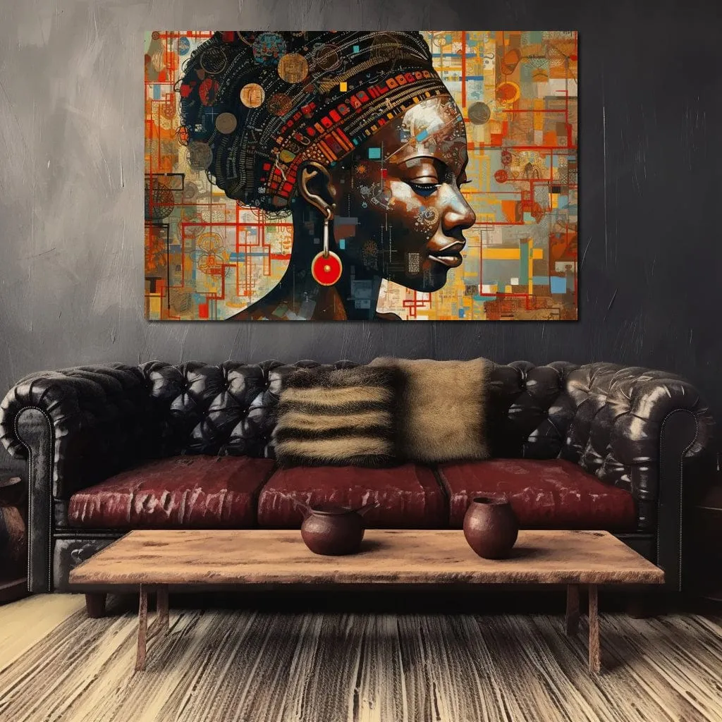 African Portrait Qiniso - Sakeem Gibbs