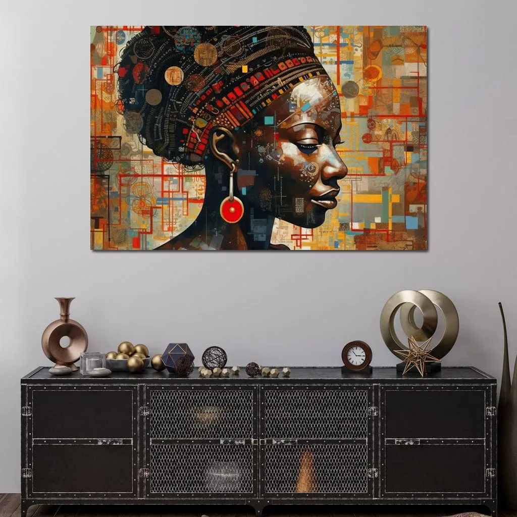 African Portrait Qiniso - Sakeem Gibbs