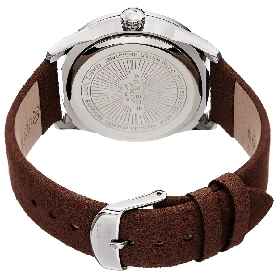 Akribos Xxiv Quartz White Dial Men's Watch AK1029BR