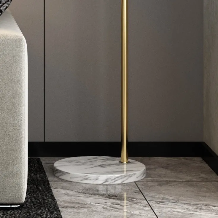 Aless Arc Gold Floor Lamp