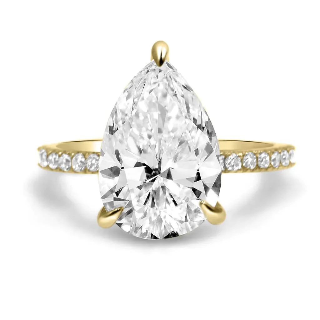 Ally Pear Engagement Ring Setting