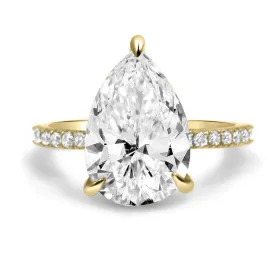Ally Pear Engagement Ring Setting