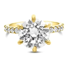 Ally Round Engagement Ring Setting