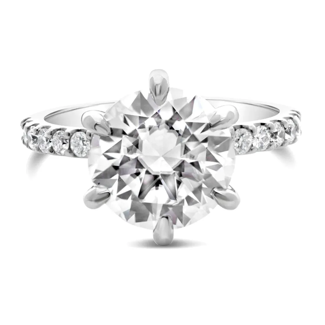 Ally Round Engagement Ring Setting