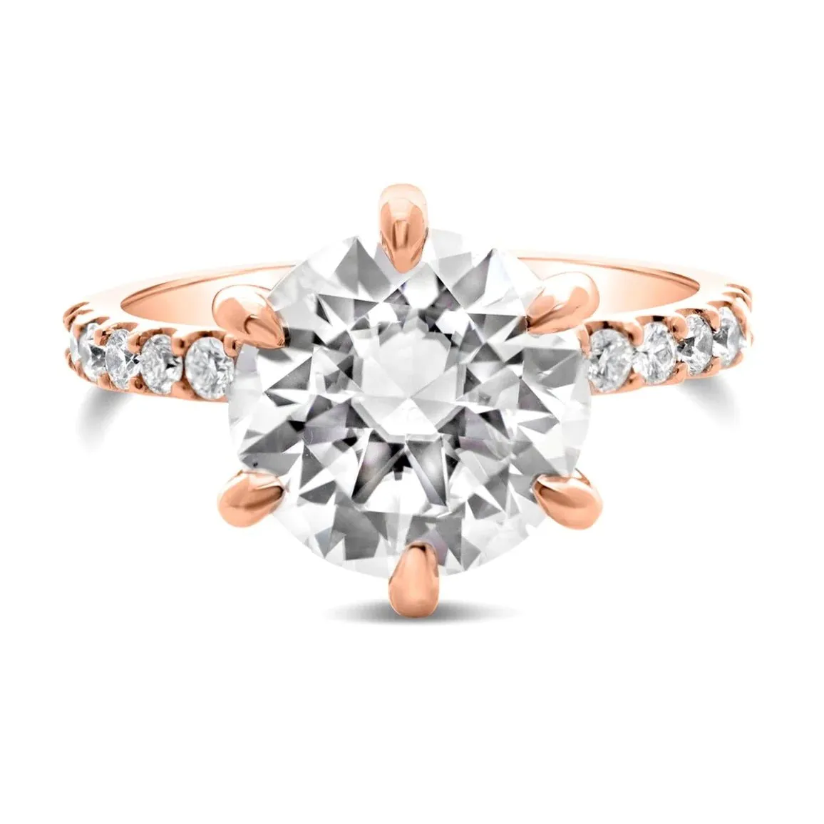 Ally Round Engagement Ring Setting