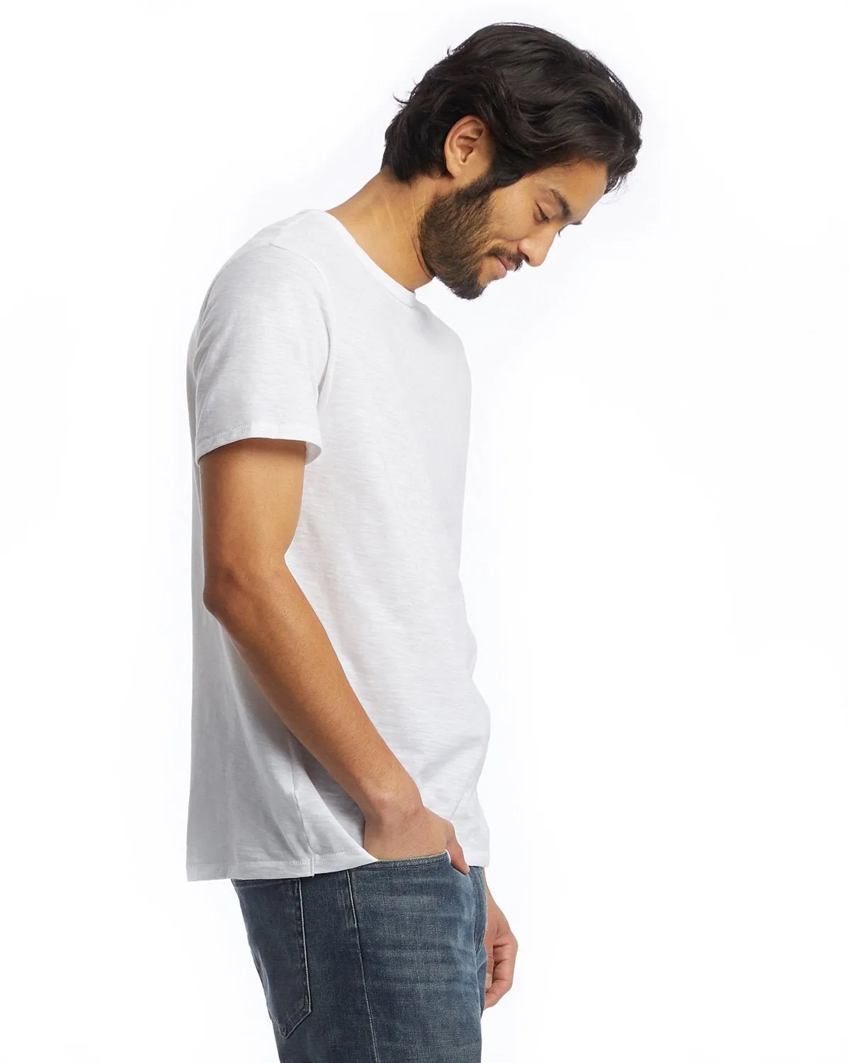 Alternative 6094S1 Men's Slub Crew T-Shirt