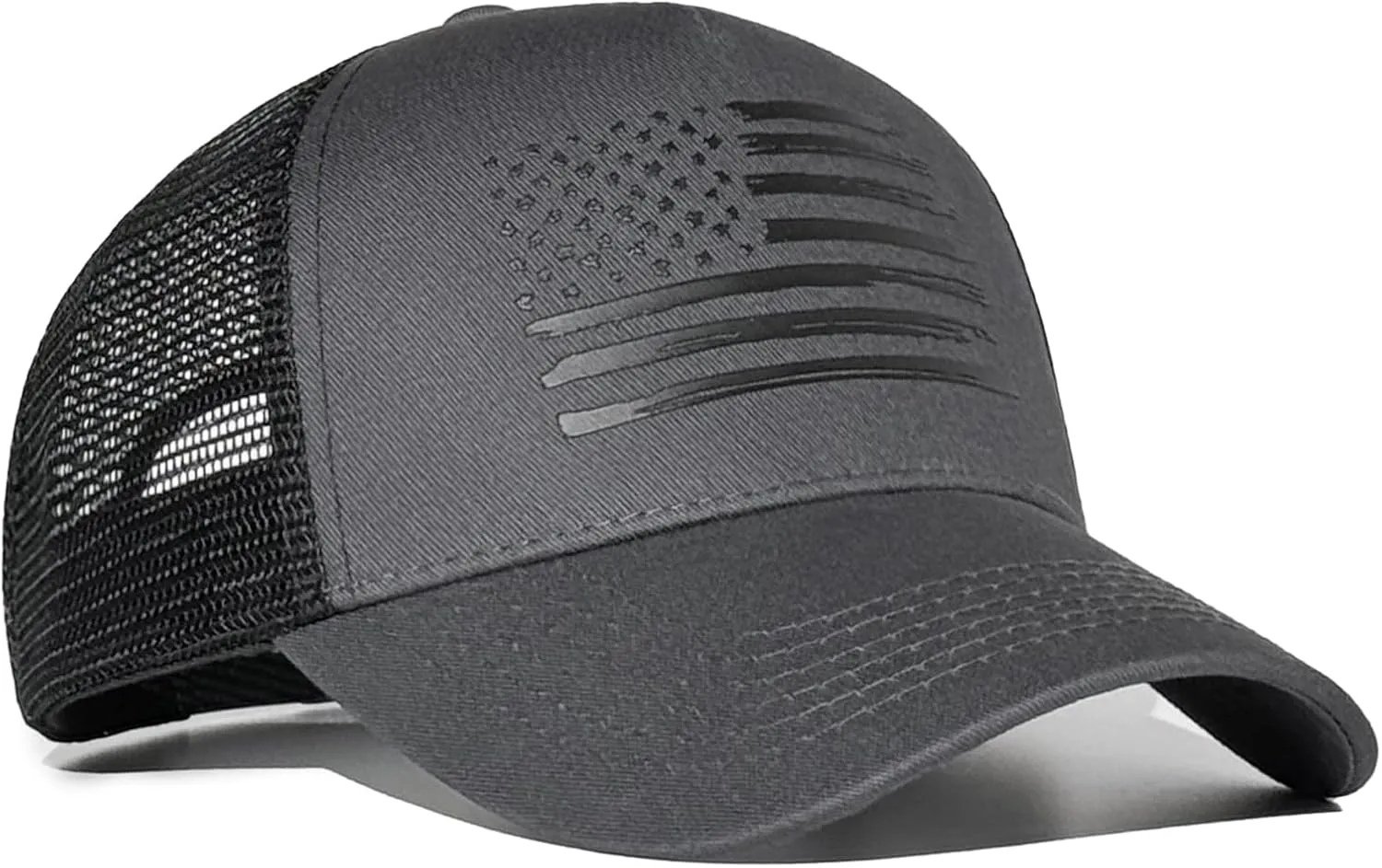 American Flag Trucker Hats, USA hat for Men and Women - Adjustale Baseball Cap, Outdoor Mesh Snap Back - for Daily Use