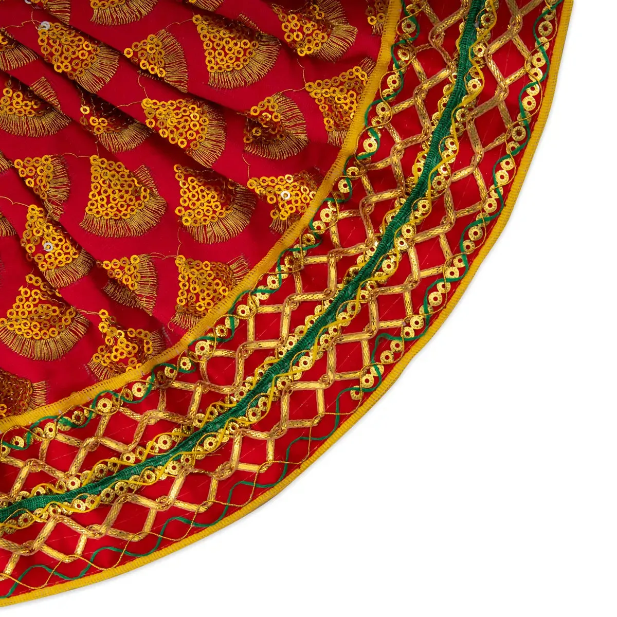 Amman Pavadai - 7 x 12 Inches | Mata Dress/ Devi Dress for Deity/ Assorted Colour