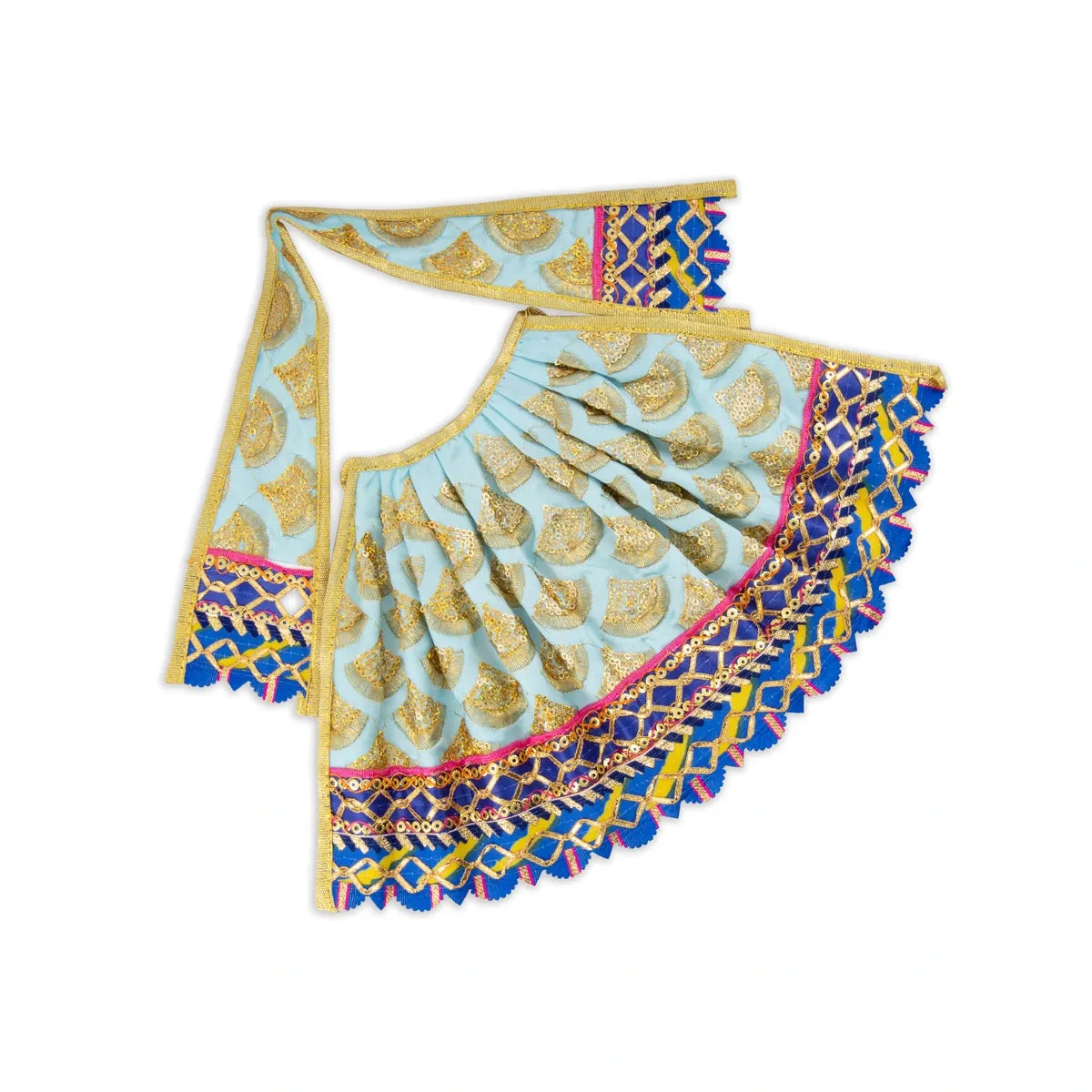 Amman Pavadai - 7 x 12 Inches | Mata Dress/ Devi Dress for Deity/ Assorted Colour