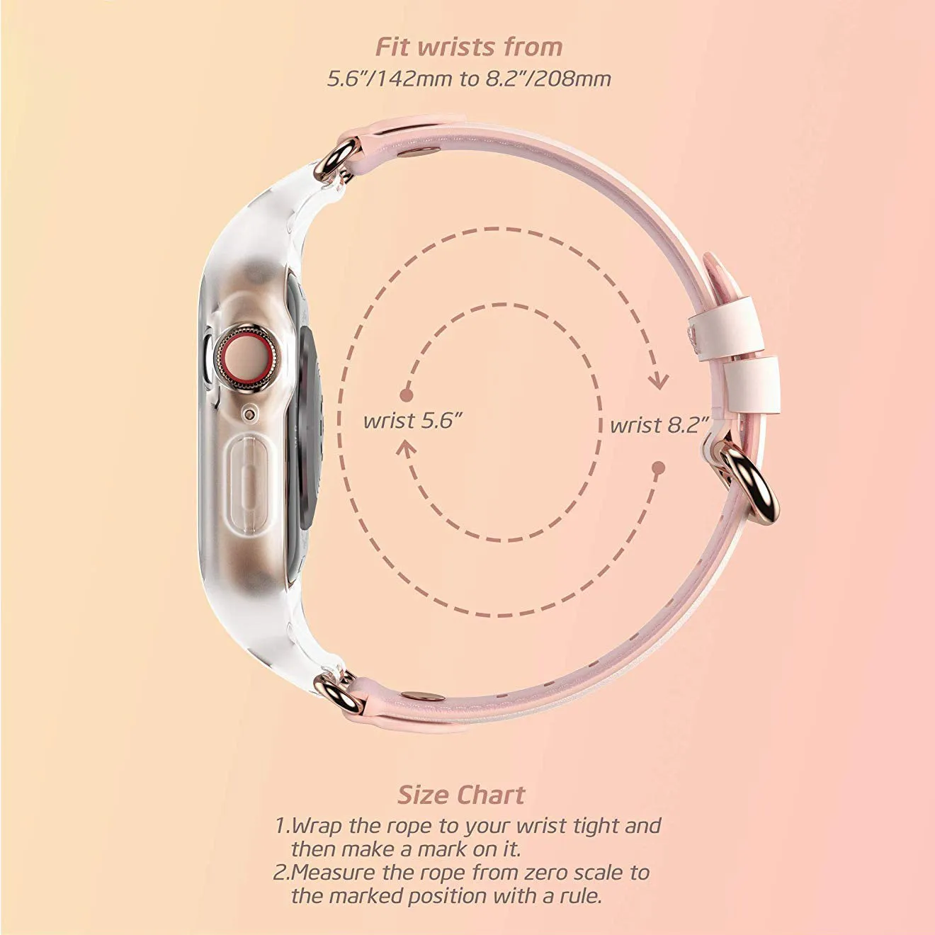 Apple Watch 40mm Cosmo Case - Marble Pink