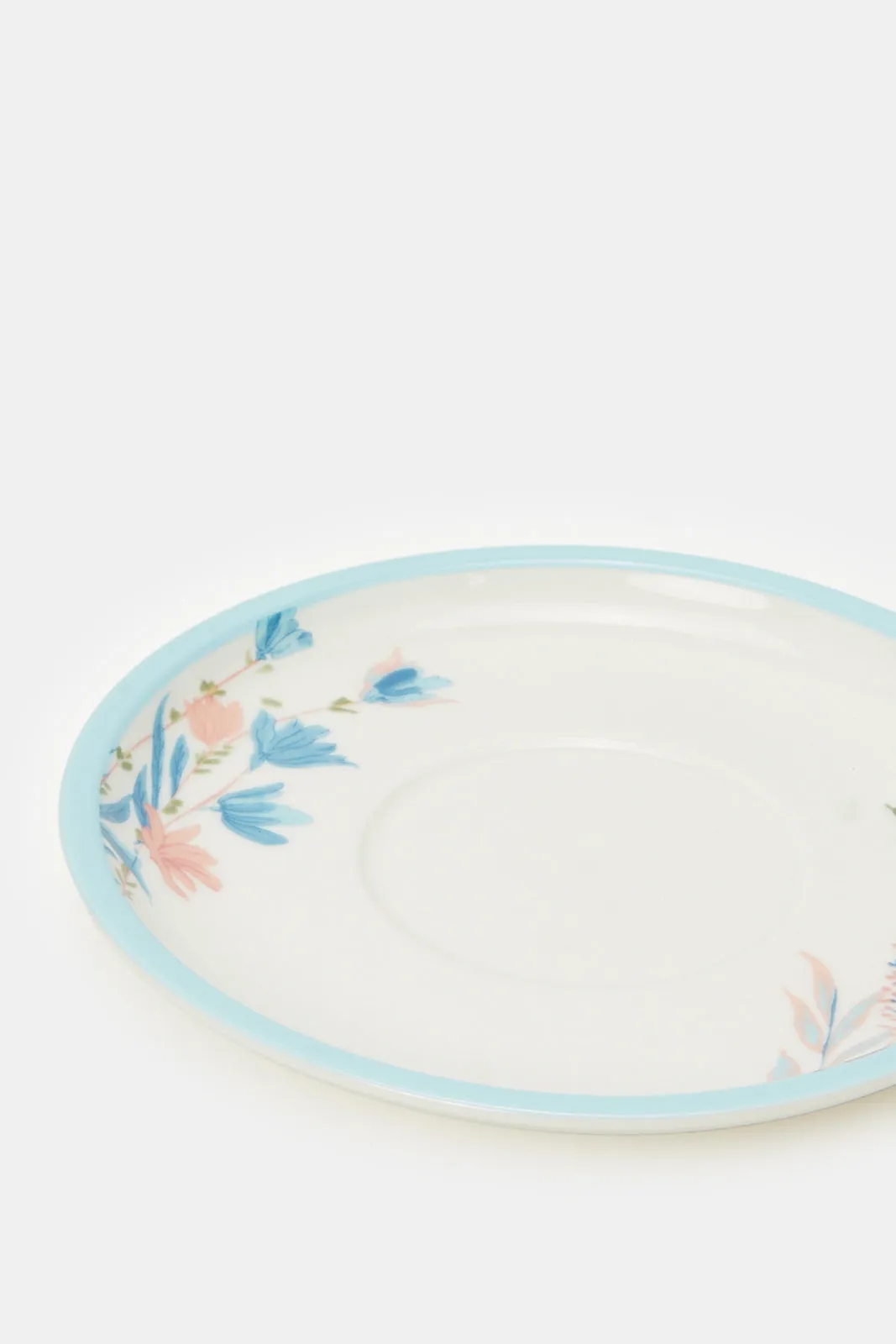 Assorted Floral Print Tea Cup & Saucer