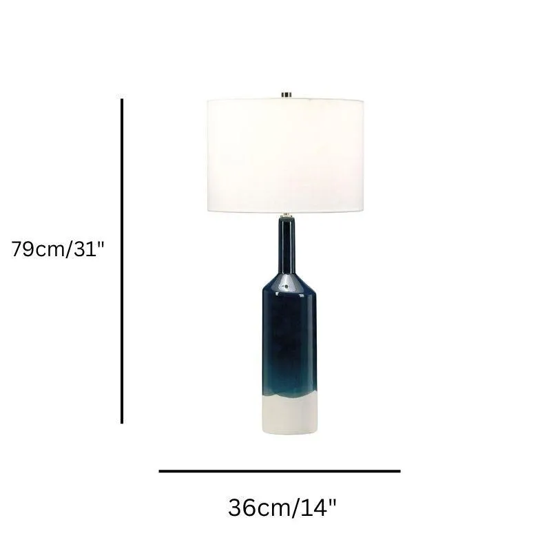 Bayswater 1 Light Ceramic Table Lamp Elstead Lighting