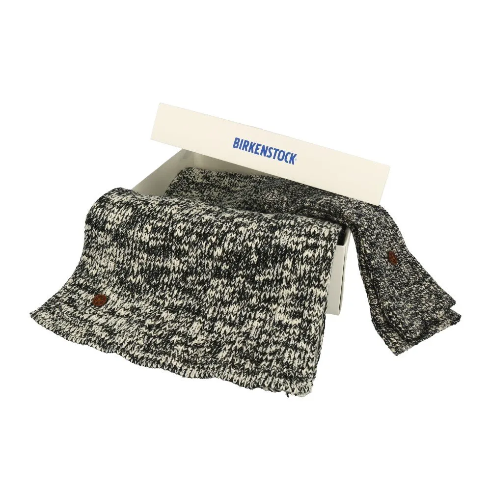 Birkenstock X-mas Slub Gift Box Scarf & Socks M Black Gray