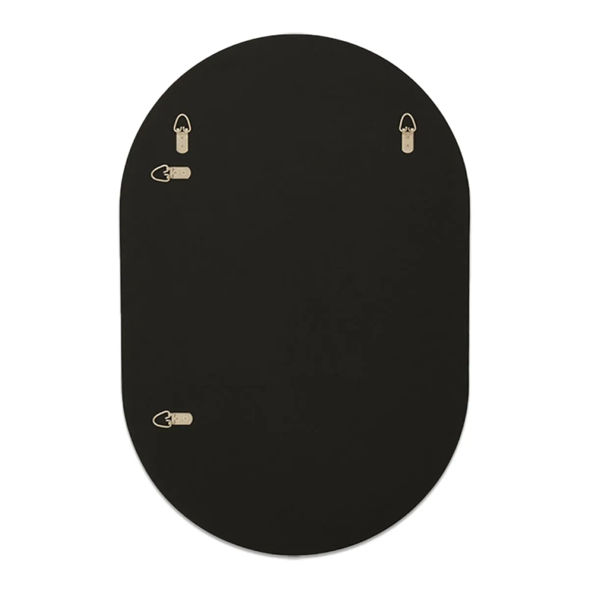 Bjorn Oval Mirror (Black)