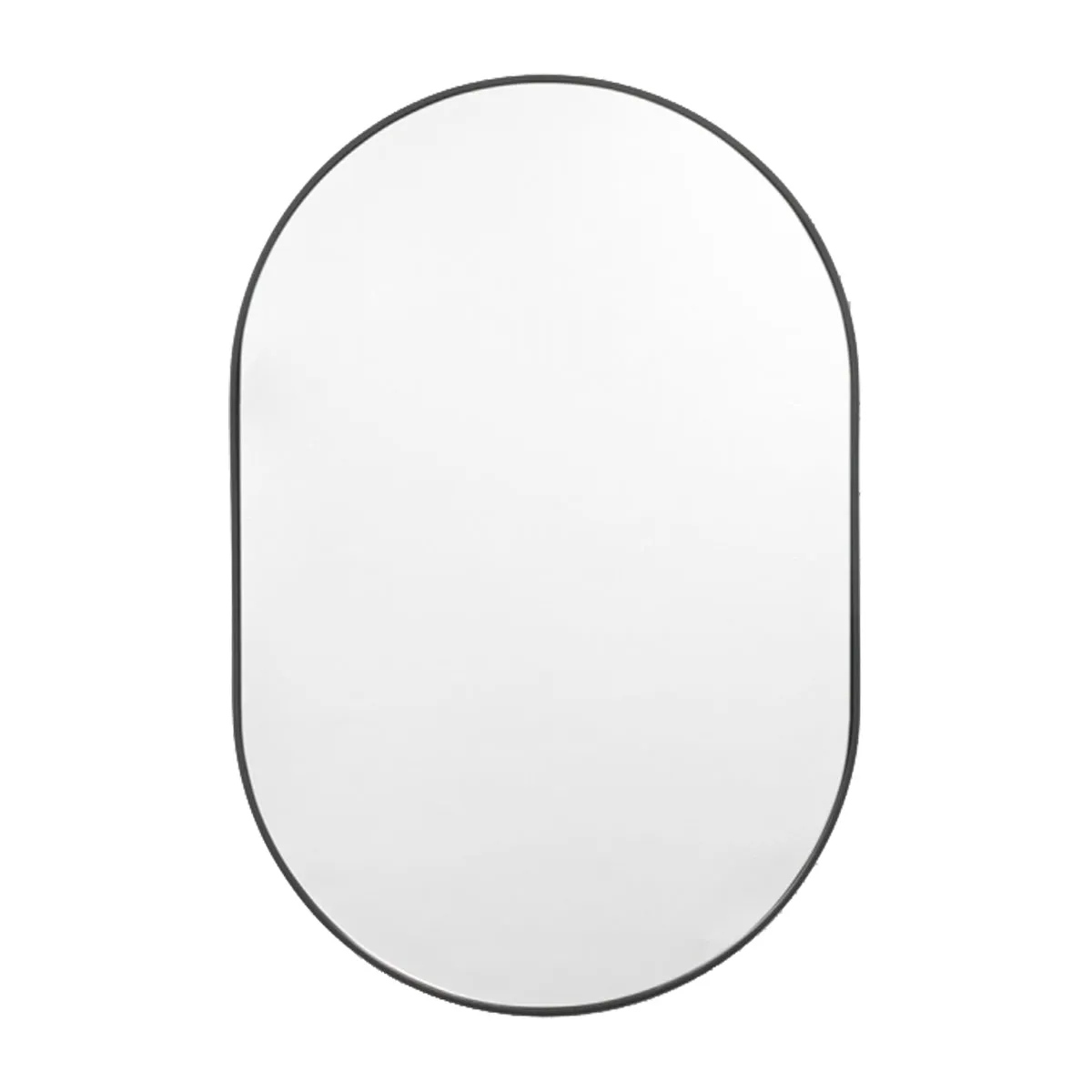 Bjorn Oval Mirror (Black)