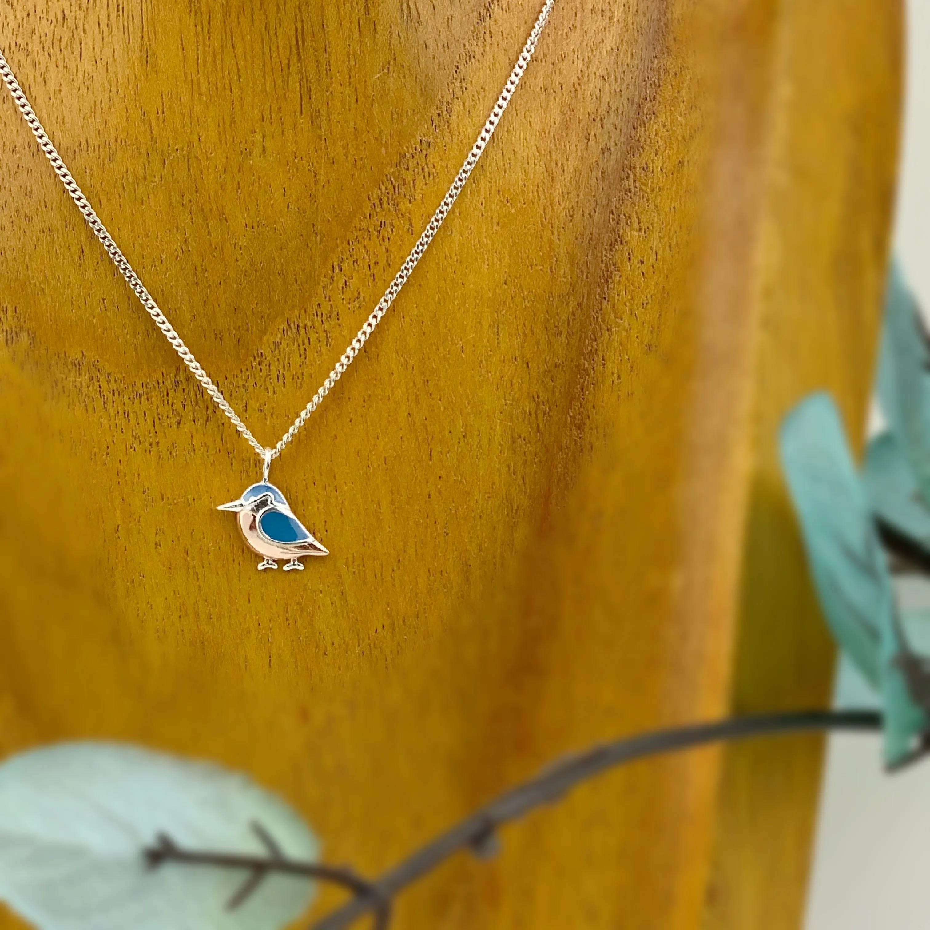 Blue Kingfisher Pendant - SP3068