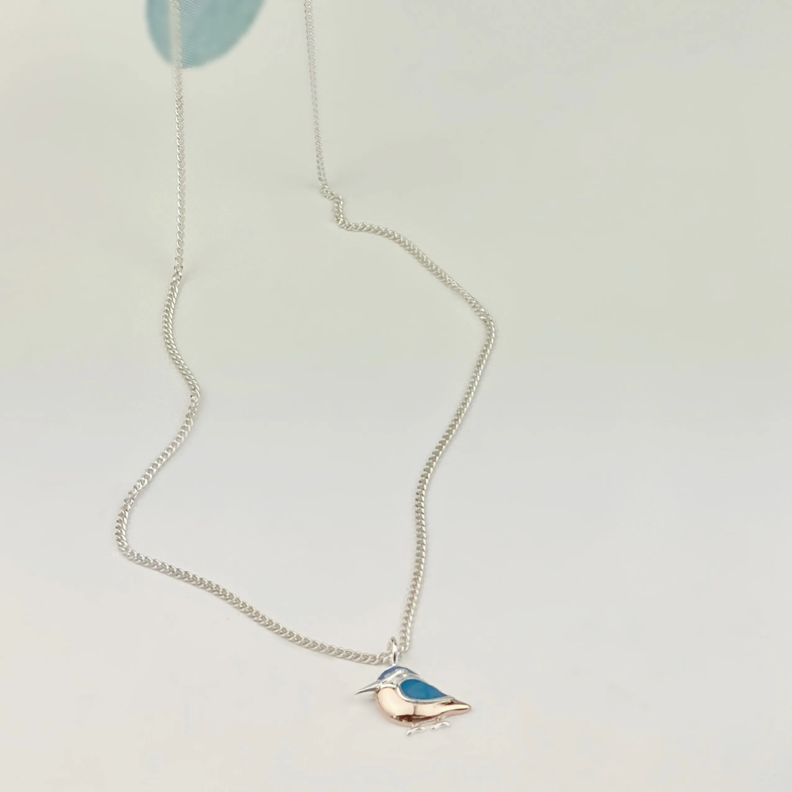 Blue Kingfisher Pendant - SP3068