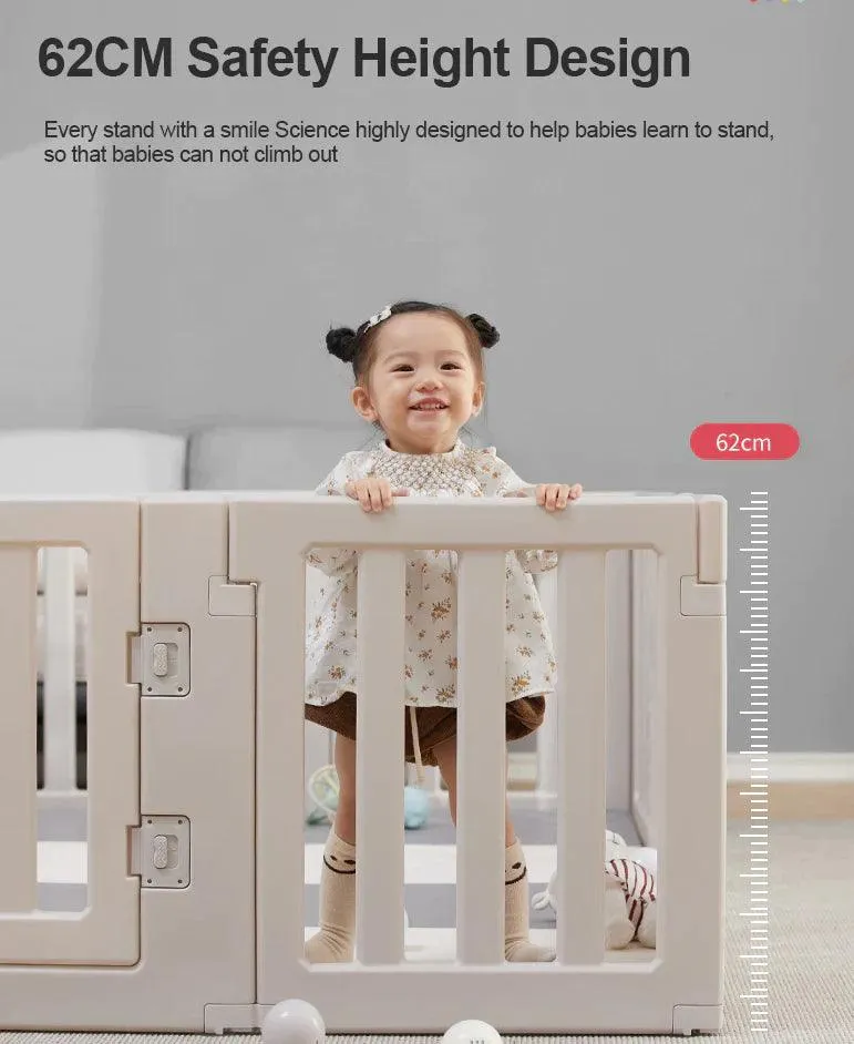 Bonjour Baby 12 Panel Playpen with Door