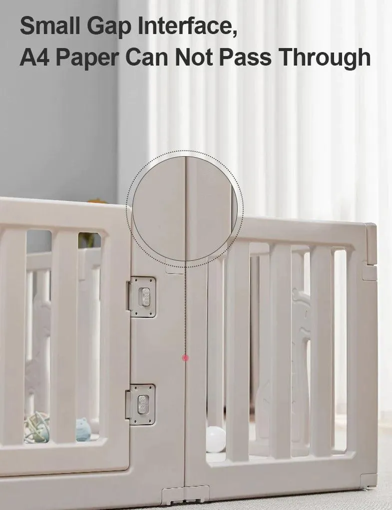 Bonjour Baby 12 Panel Playpen with Door