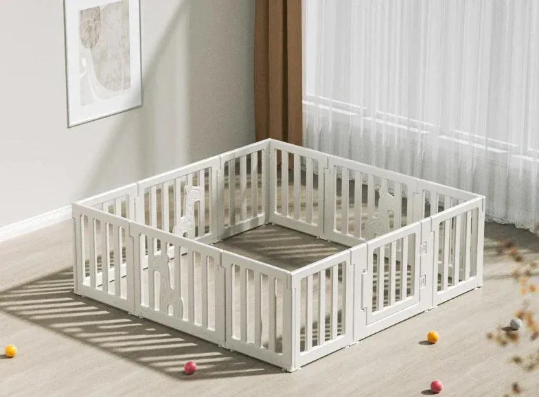 Bonjour Baby 12 Panel Playpen with Door