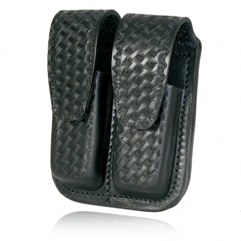 Boston Leather Double Mag Holder - 9mm/40Cal.