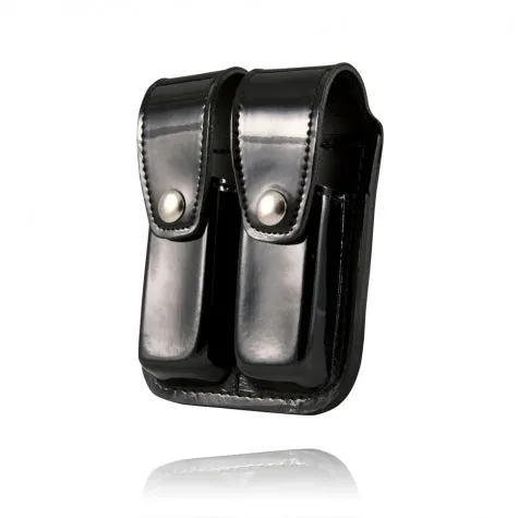 Boston Leather Double Mag Holder - 9mm/40Cal.