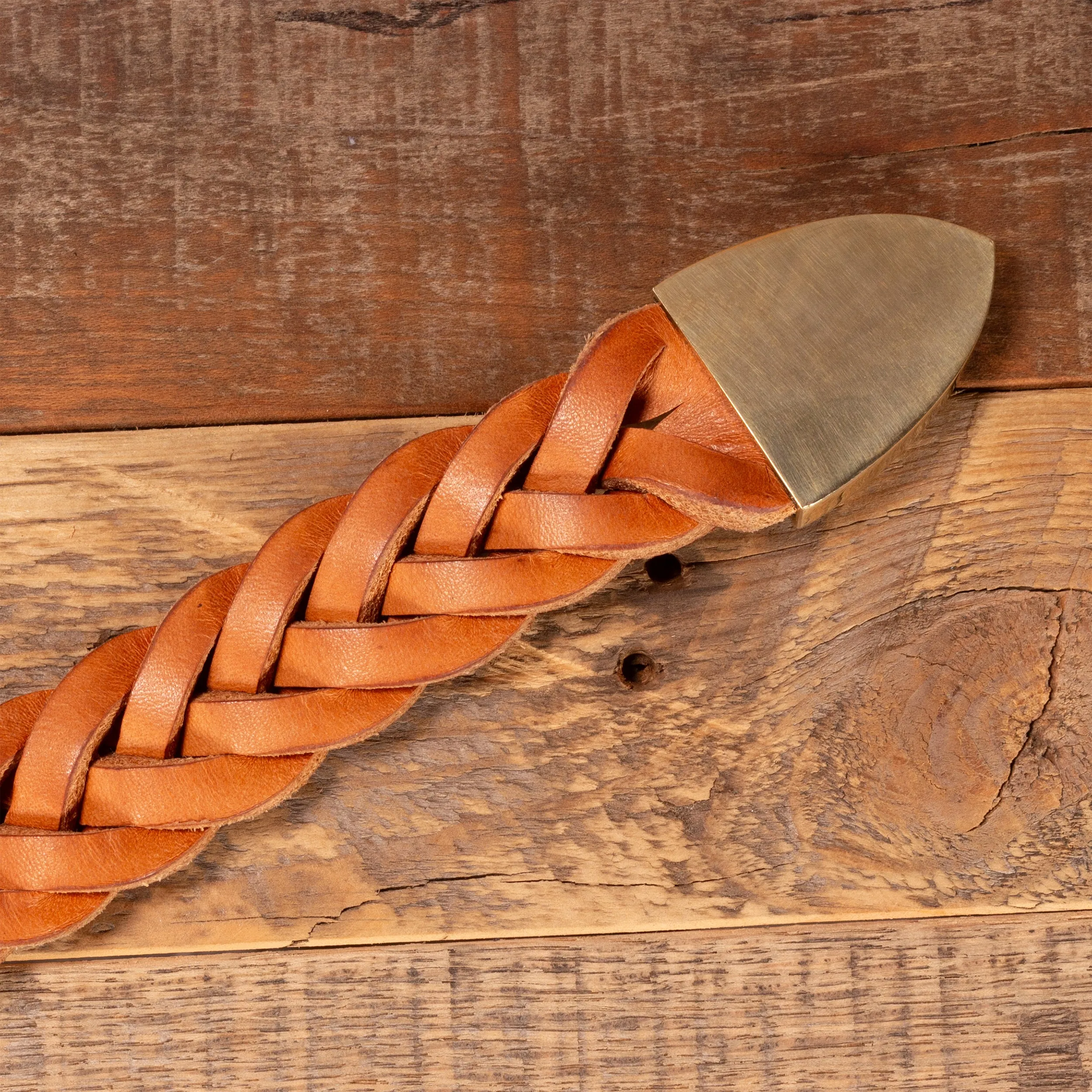 Braided Natural Casual Belt