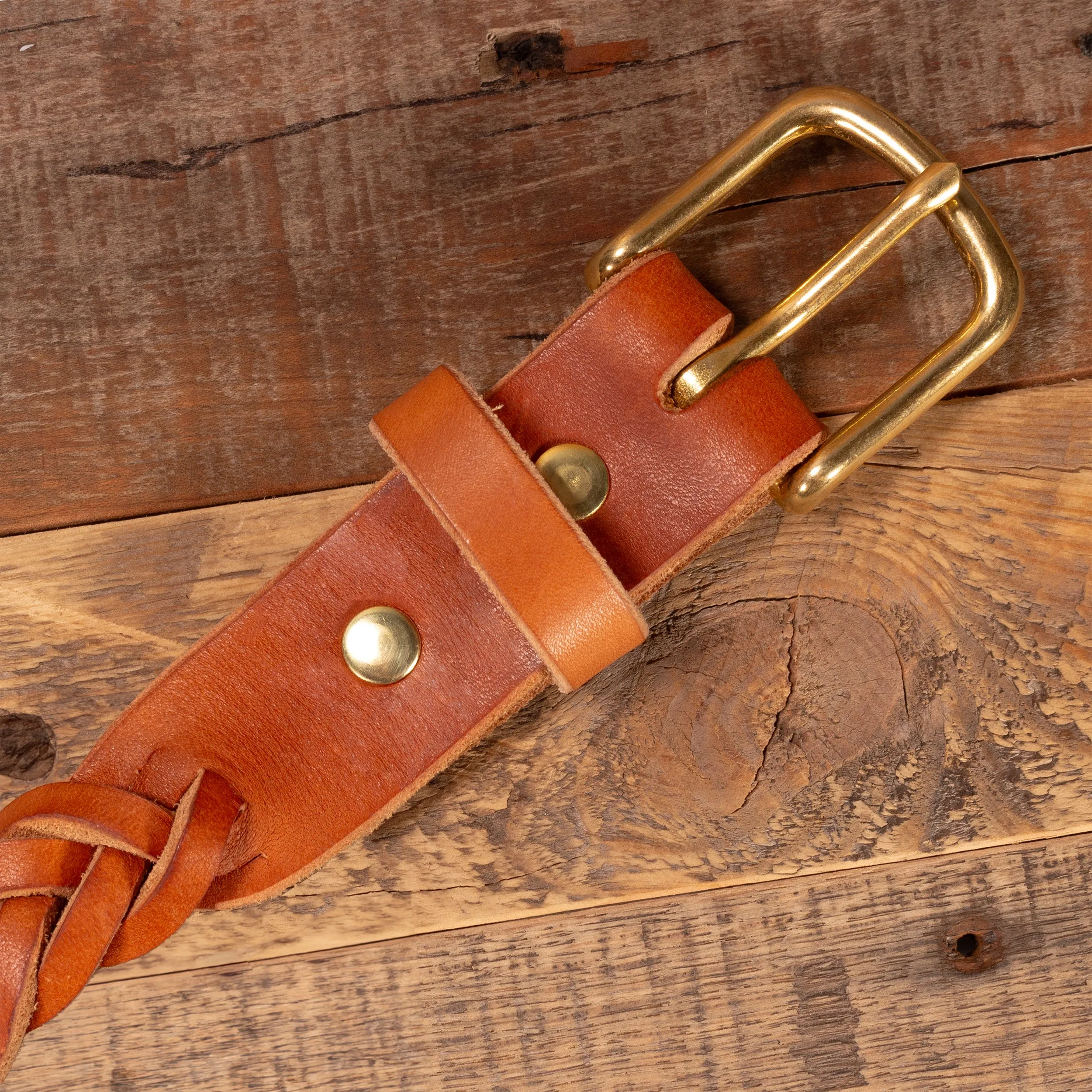 Braided Natural Casual Belt