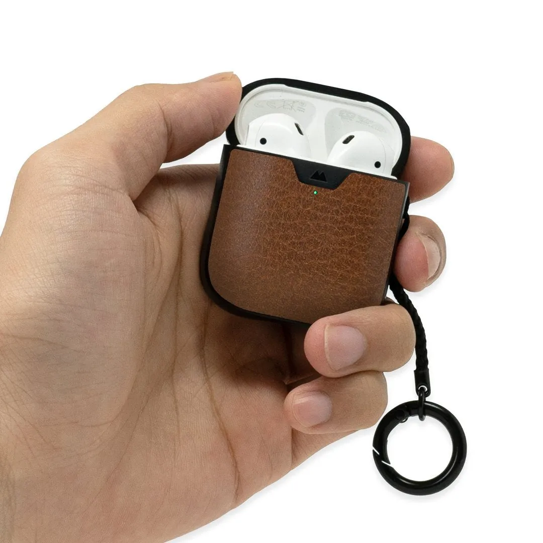 Brown Leather AirPods Gen 1 & 2 Case