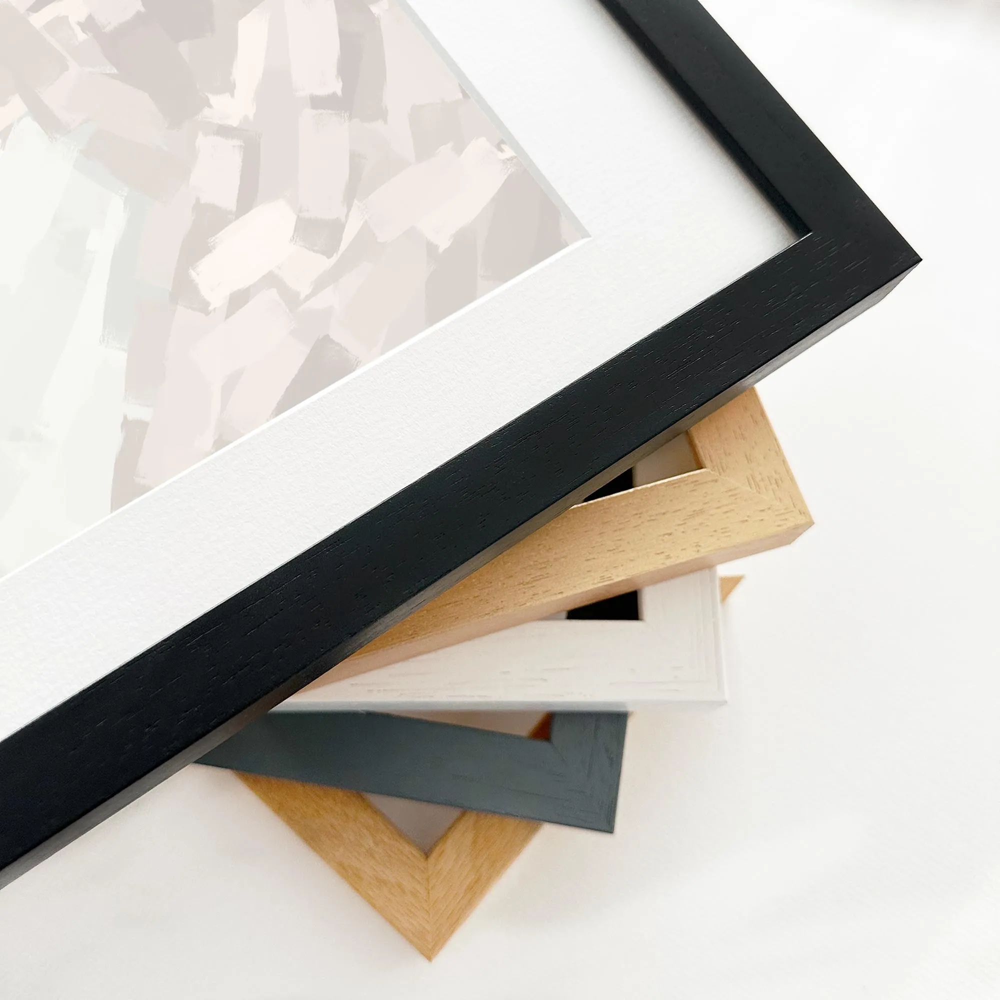 Brushed Neutral Framed Art