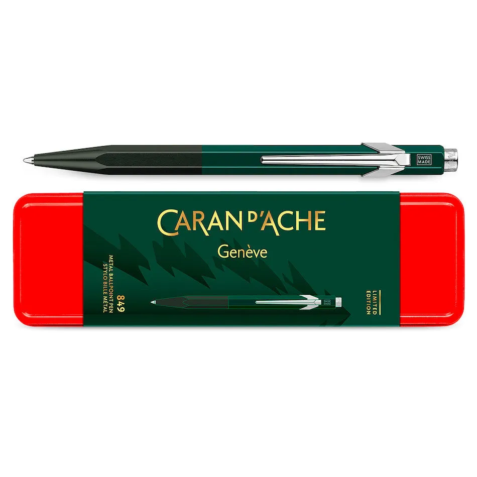 Caran d'Ache Wonder Forest 849 Ballpoint Pen Green