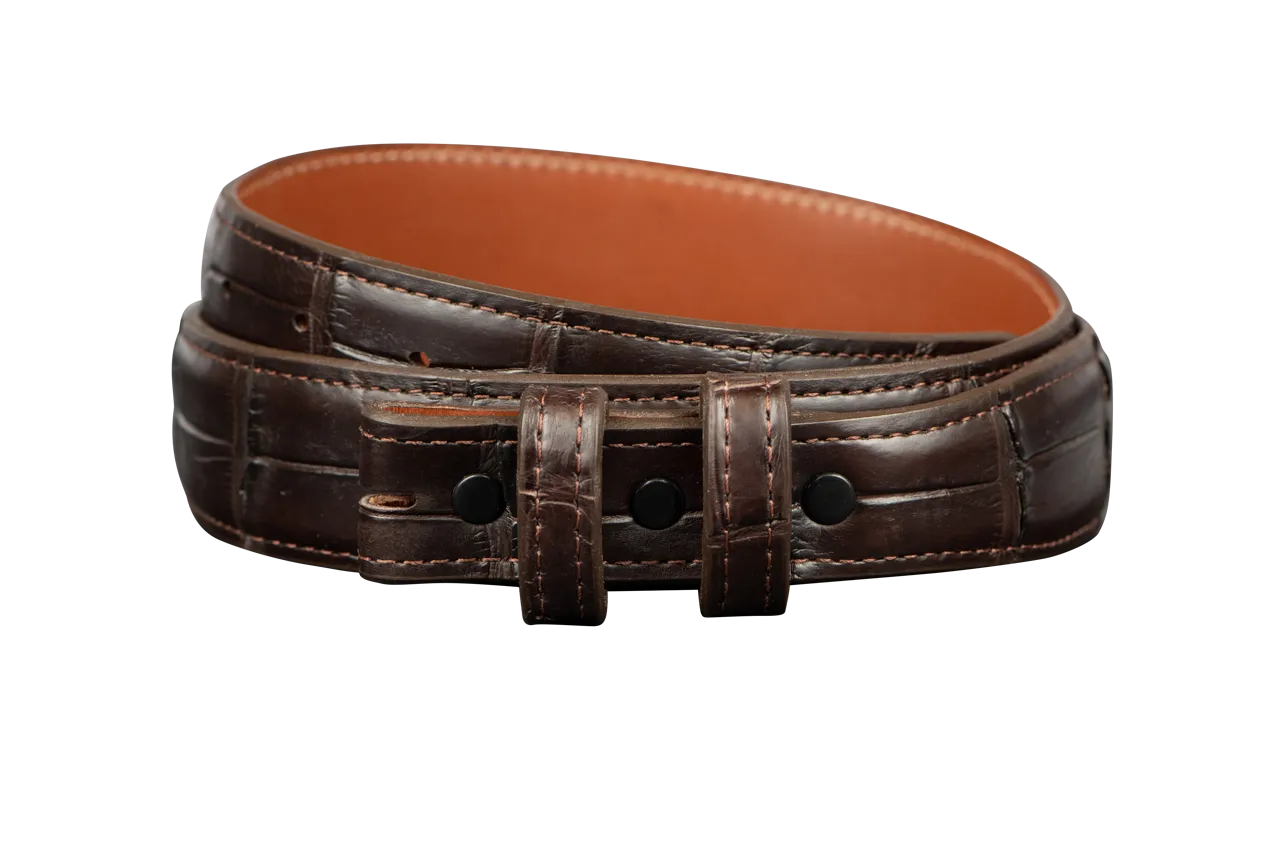 Chacon 1.25" Alligator Tapered Belt Strap