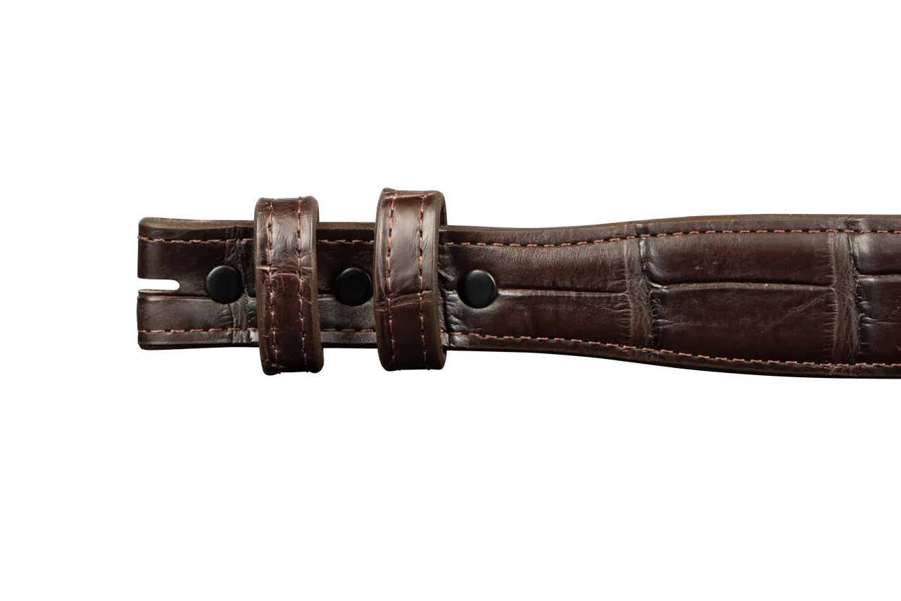 Chacon 1.25" Alligator Tapered Belt Strap