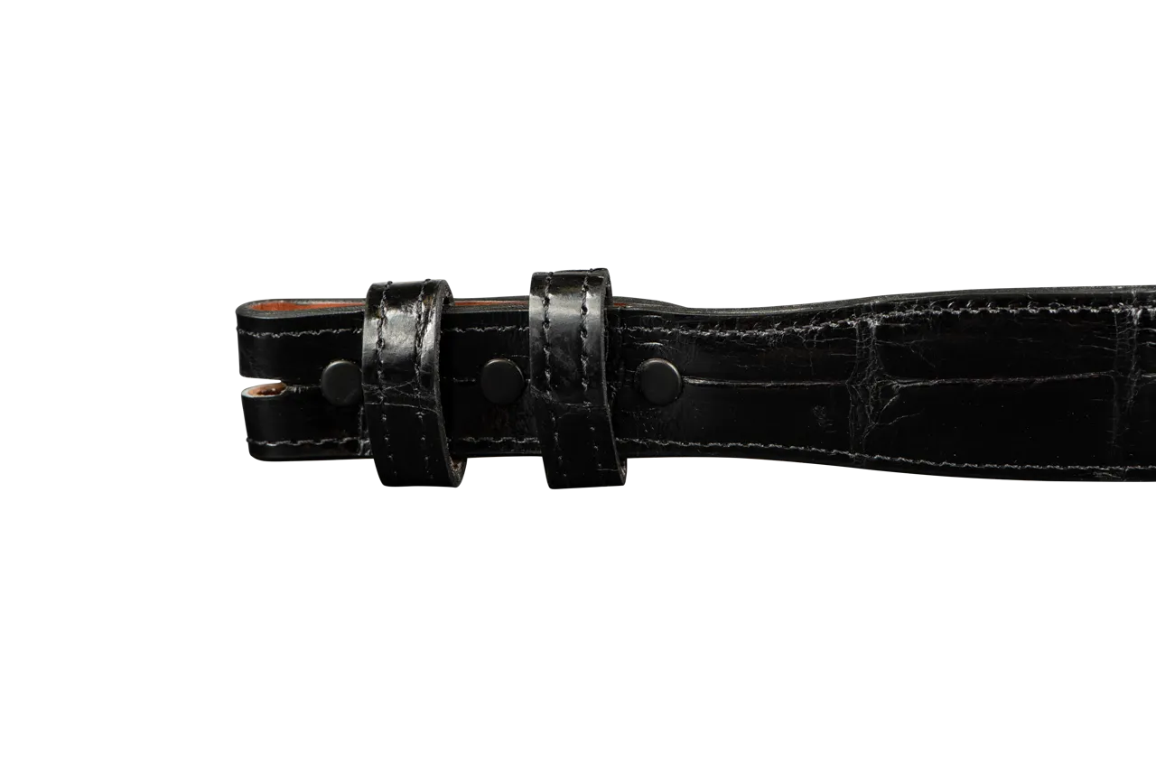 Chacon 1.25" Alligator Tapered Belt Strap