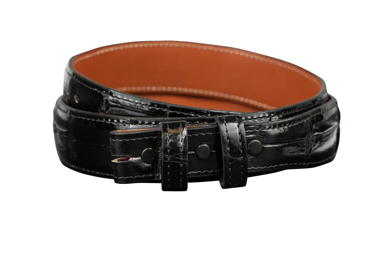 Chacon 1.25" Alligator Tapered Belt Strap