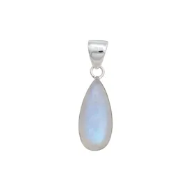Charles Albert Silver - Rainbow Moonstone Pendant