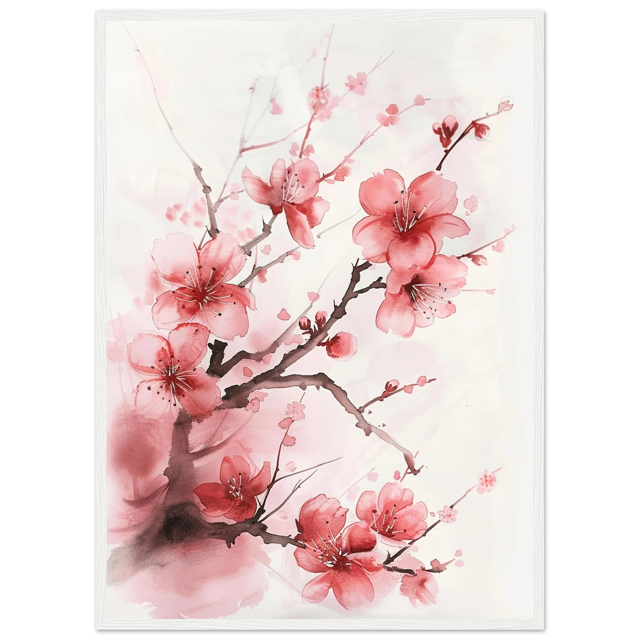 Cherry Blossom Japanese Wall Art