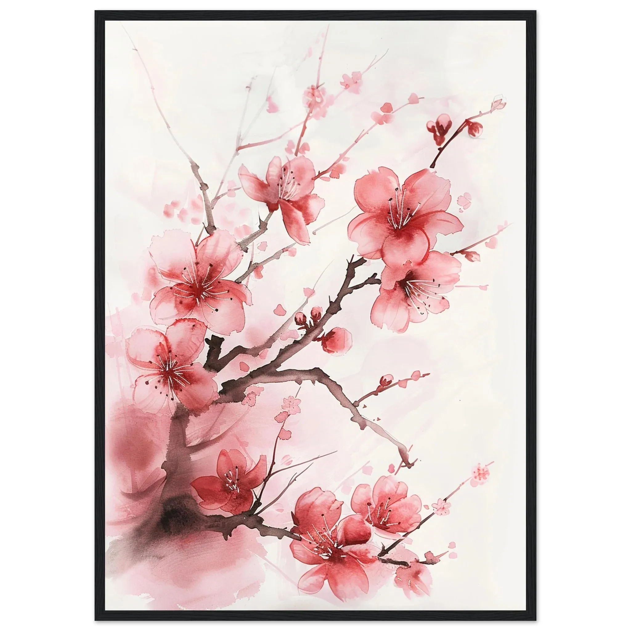 Cherry Blossom Japanese Wall Art