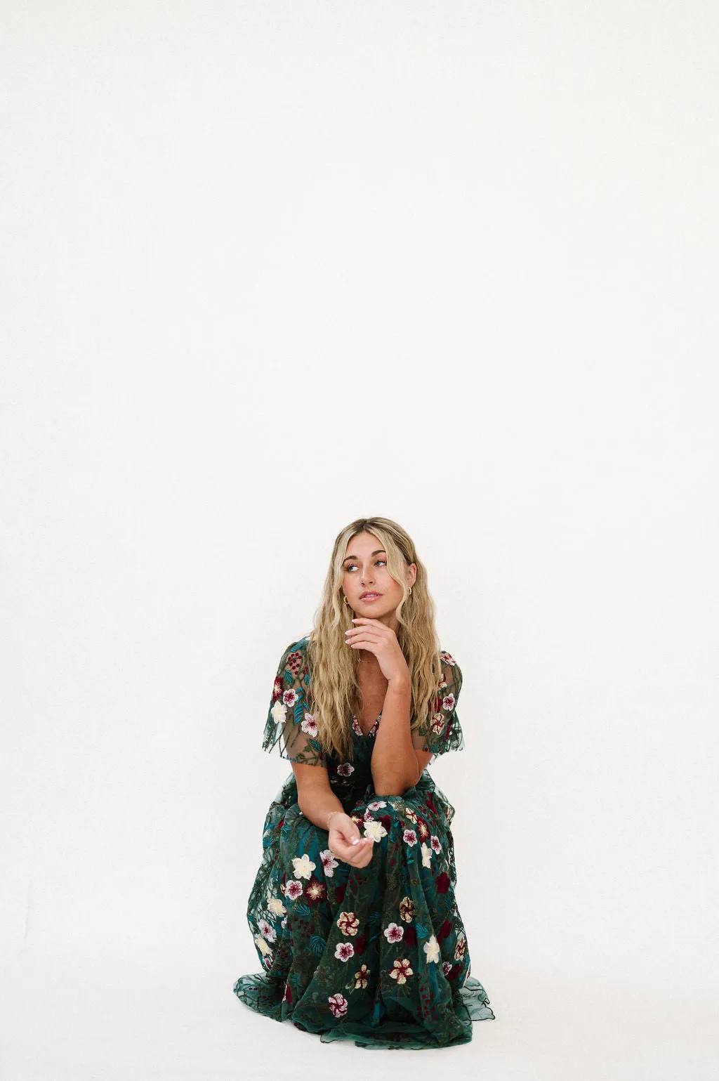 Claya Dress in Emerald