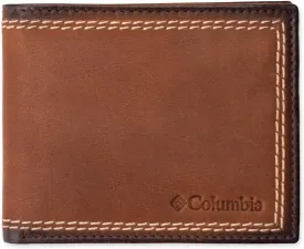 Columbia Men's Everyday Bifold Wallet-Multiple Card Slots, Id Window