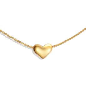 Dainty Bubble Heart Necklace