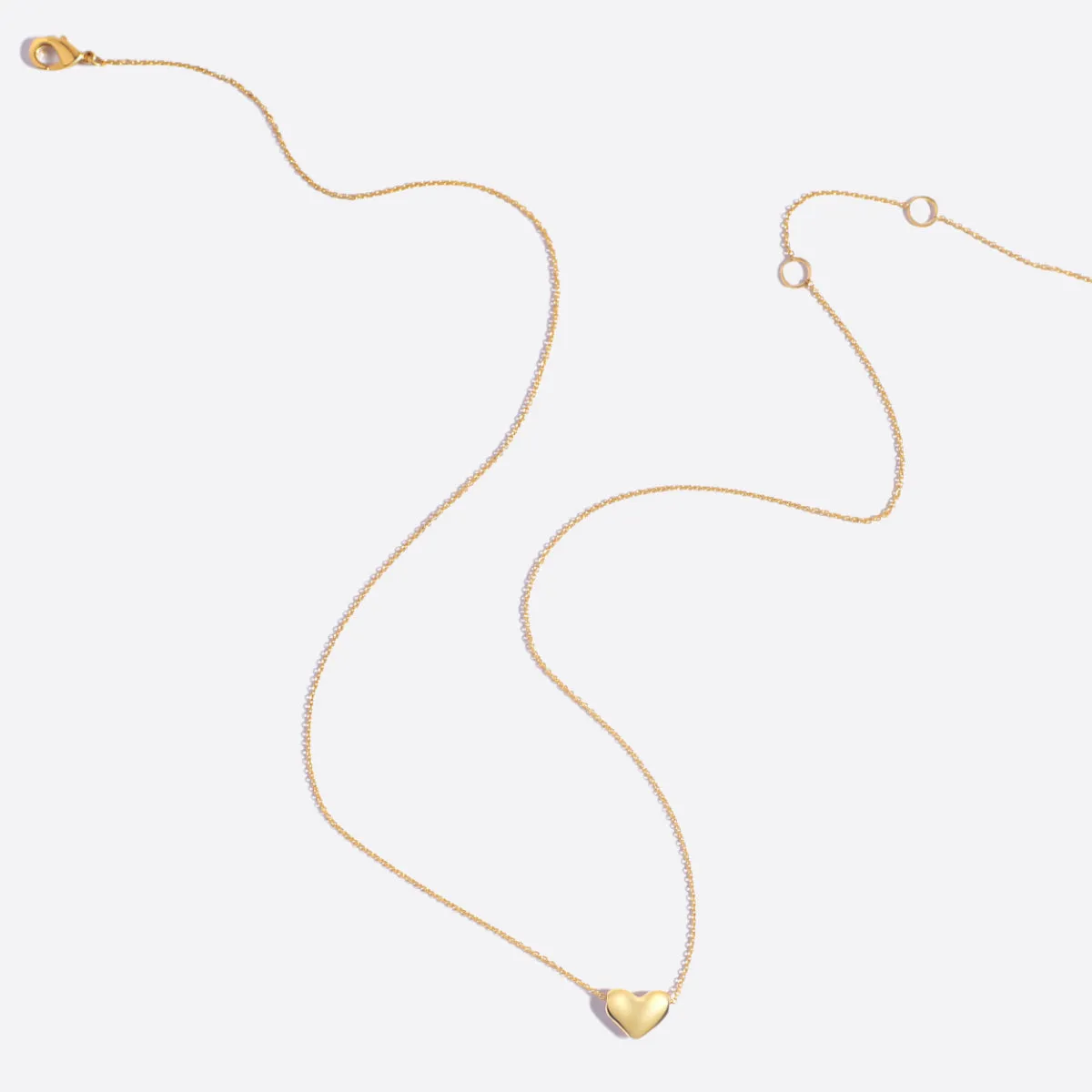 Dainty Bubble Heart Necklace