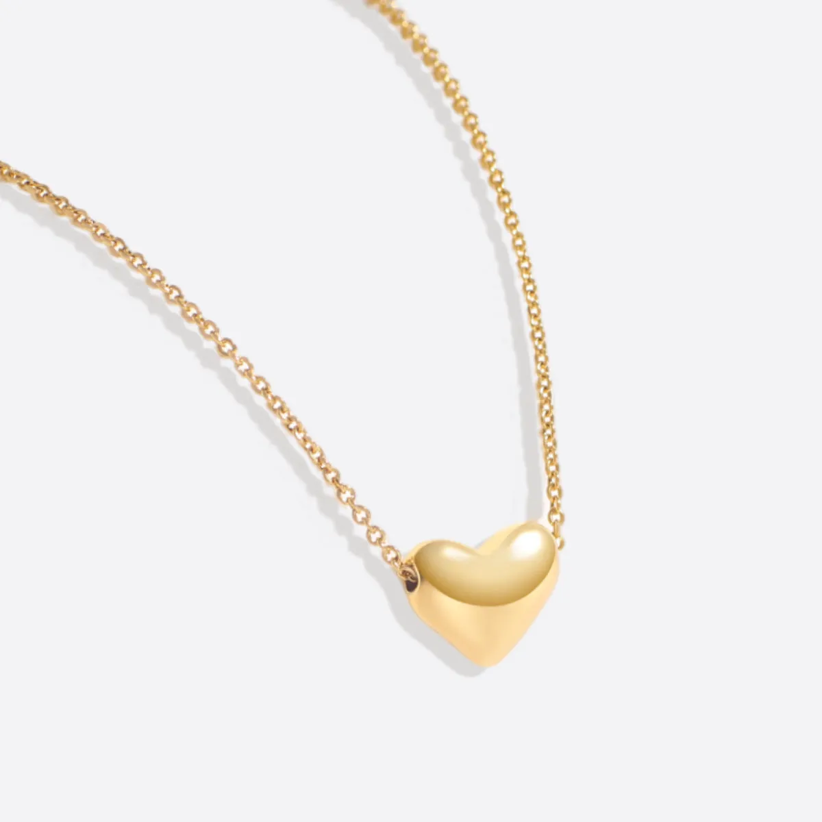 Dainty Bubble Heart Necklace