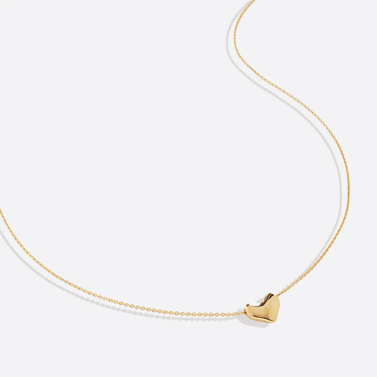 Dainty Bubble Heart Necklace