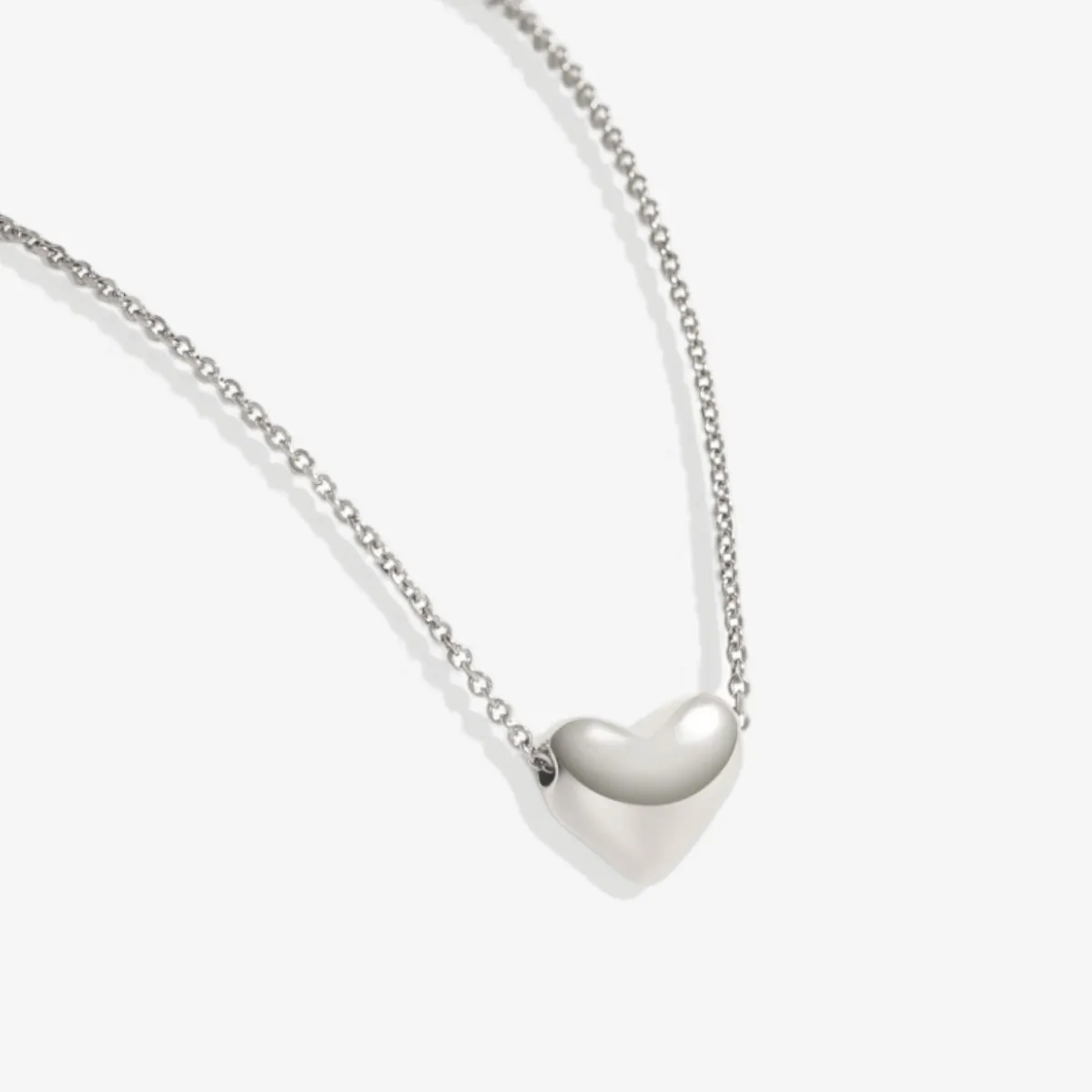 Dainty Bubble Heart Necklace