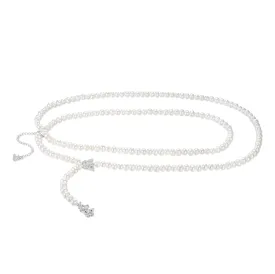 d'Amour Bow Pearl Necklace
